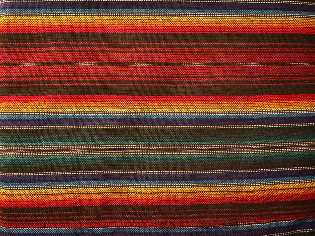 Front Textile: Ember Teal Stripe