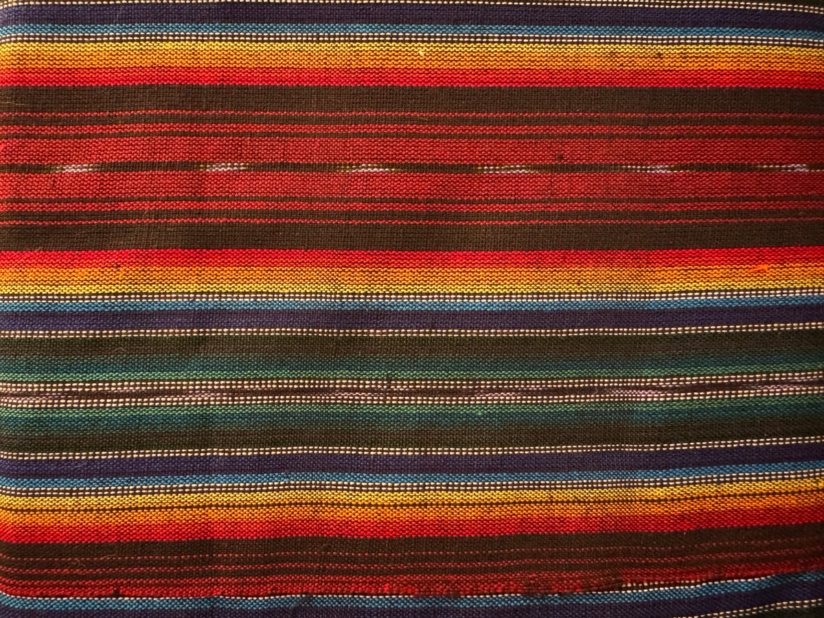 Front Textile: Ember Teal Stripe