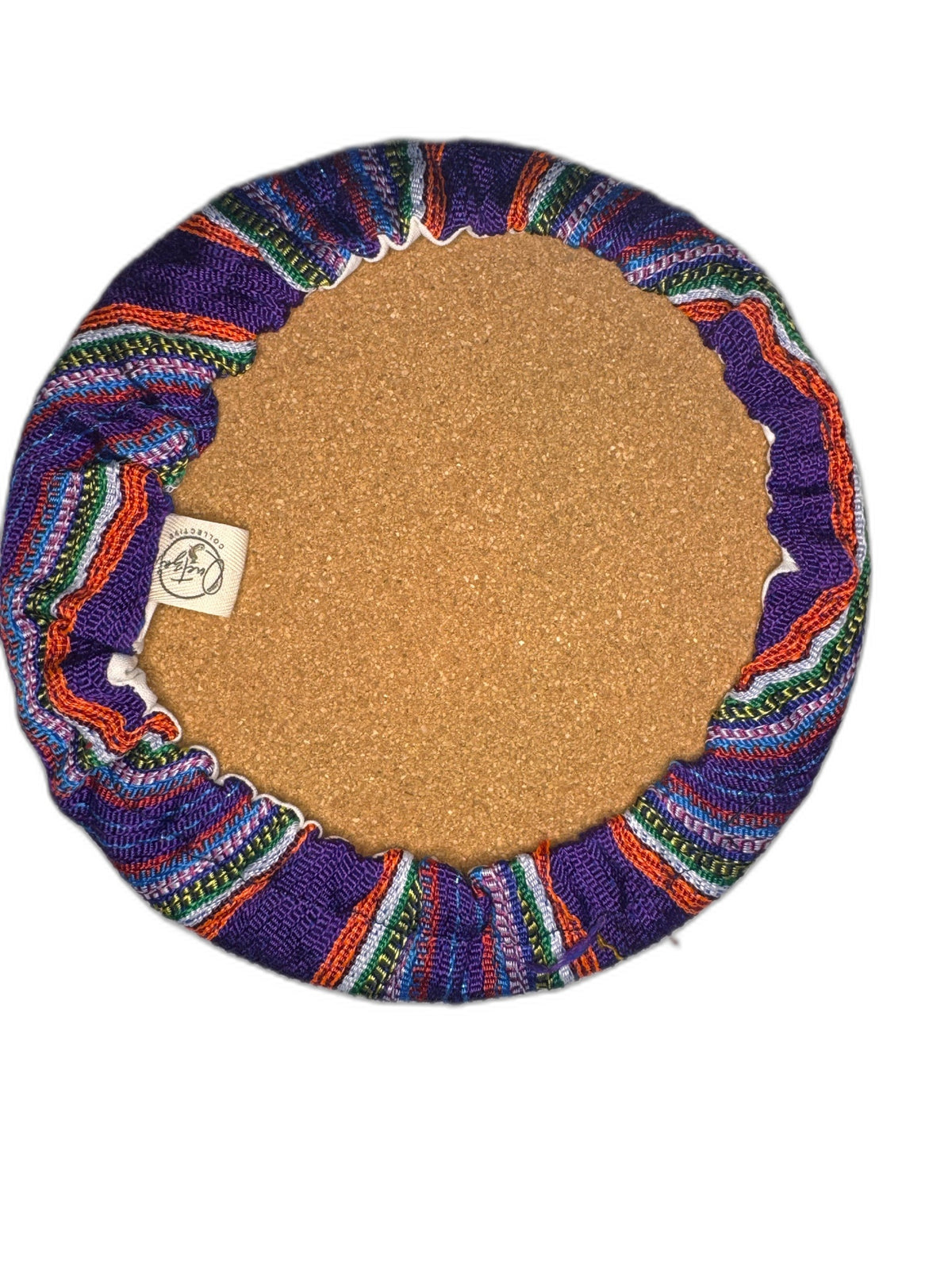 8-Inch Guatemalan Textile Trivet with Removable Cover