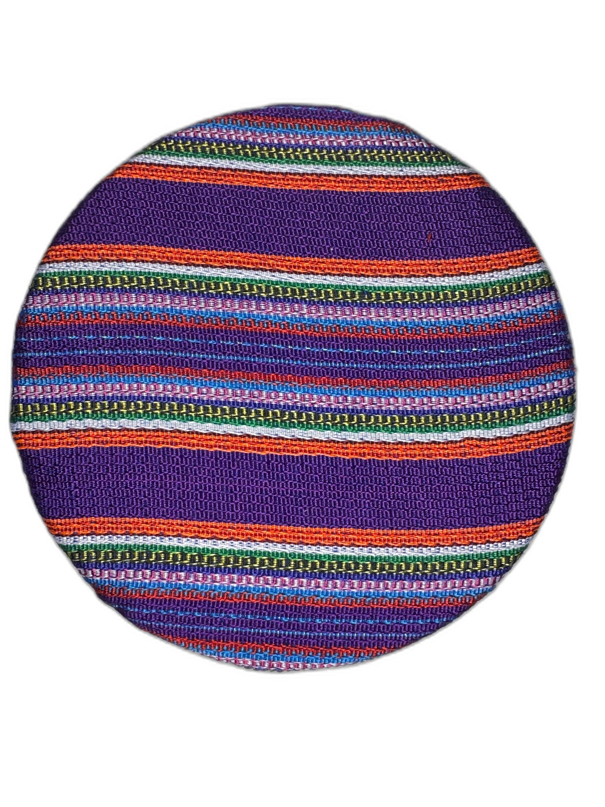8-Inch Guatemalan Textile Trivet with Removable Cover