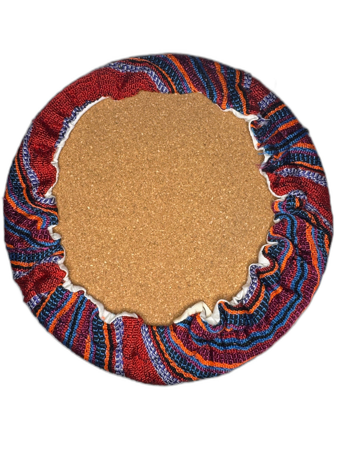 8-Inch Guatemalan Textile Trivet with Removable Cover