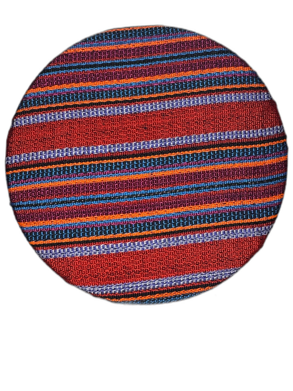 8-Inch Guatemalan Textile Trivet with Removable Cover