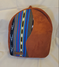 Suede & Textile Backpack