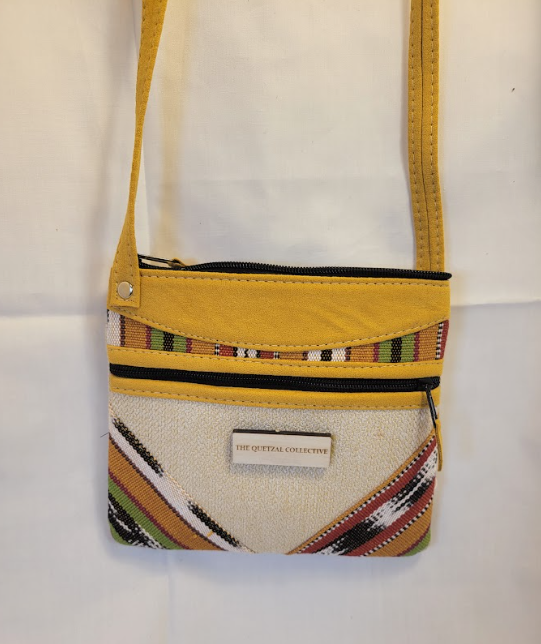 Textile and Canvas Small Crossbody