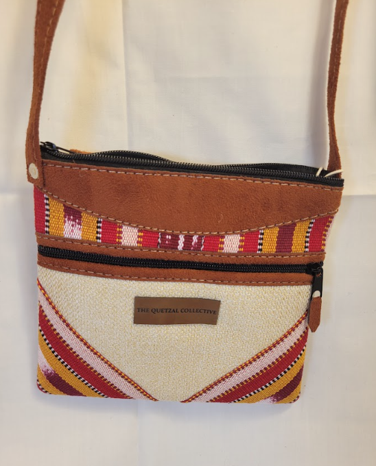 Textile and Canvas Small Crossbody