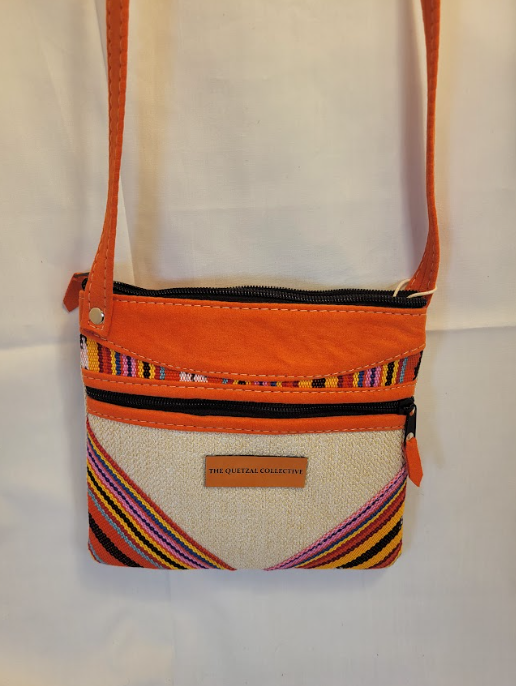 Textile and Canvas Small Crossbody