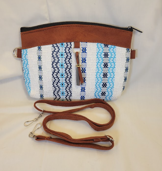 Textile and Suede Medium Crossbody